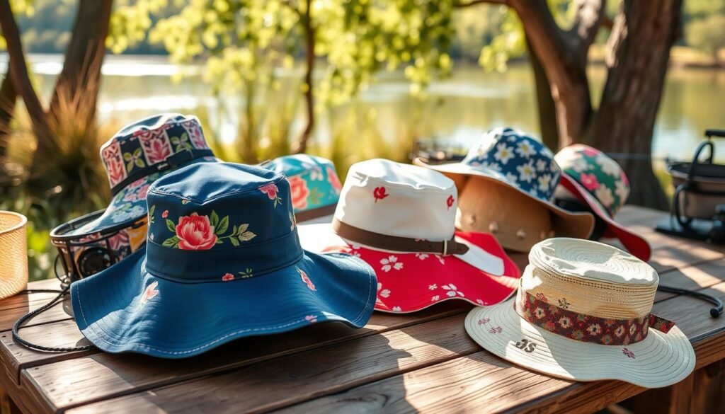 breathable fishing sun hats for her