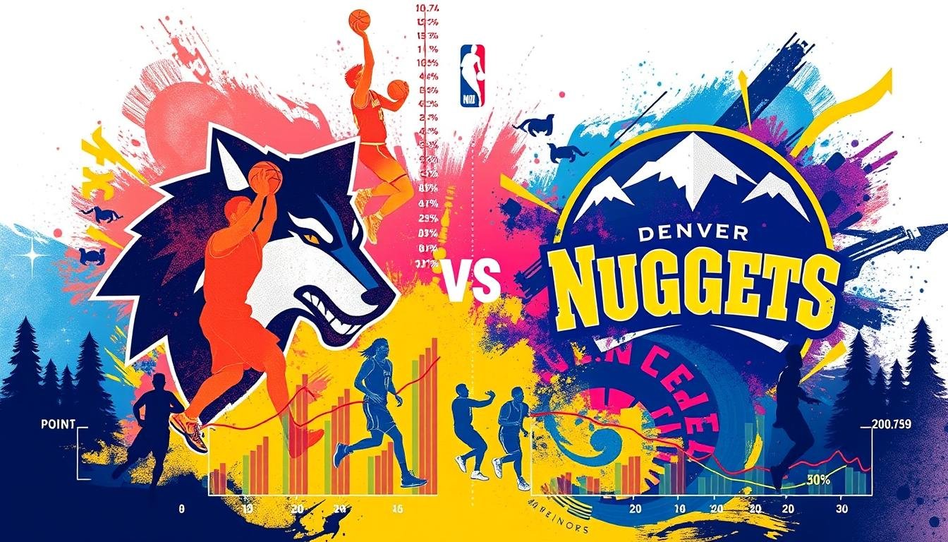 timberwolves vs denver nuggets match player stats